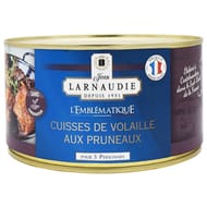 Jean larnaudie cuisses de volaille aux pruneaux france l'emblematique boite 1240g