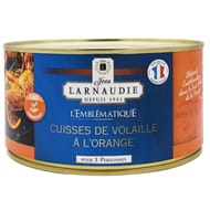Jean larnaudie cuisses de volaille à l'orange france l'emblematique boite 1240g