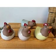 Poule en cermamique pm