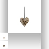 Déco coeur a suspendre h11