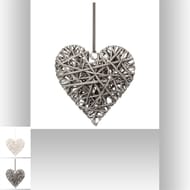 Déco coeur à suspendre h30