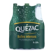Quezac eau minérale naturelle gazeuse intense 6x115 cl