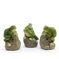 Grenouille polyrésine dim 8x7,4x11,5cm