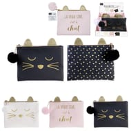 Pochette chat 20x18cm