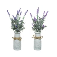 Lavande artificielle d13x13x32cm