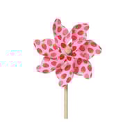 Moulin à vent plastique rose