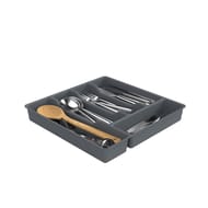 Range couvert 5 compartiments vizir gris