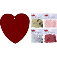 Confetti  - forme coeur assortiment