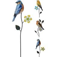 Pique jardin oiseau metal assortiment