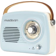 Madison radio vintage autonome bluetooth freesound-vr30 10-5546MA