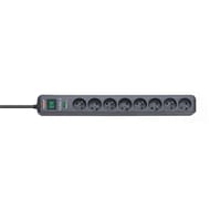 Brennenstuhl socle 8 prises anthracite 1,4m H05VV-F