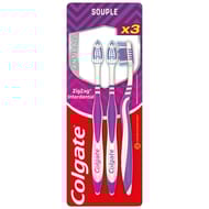 Colgate zigzag brosse à dents interdentaire souple x3
