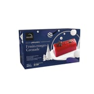 Erhard bûche pâtissière traditionnelle fruits rouges grenade 6/8 parts 600g