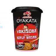Oyakata nouilles sautées yakisoba cup boeuf wasabi 93g