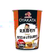 Oyakata ramen miso et légumes en cup 66g