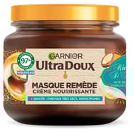 Garnier ultradoux masque cheveux remède crème nourrissante argan 340ml