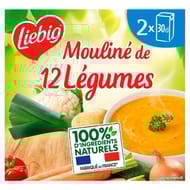 Pursoup' liebig mouliné de 12 légumes 2x30 cl