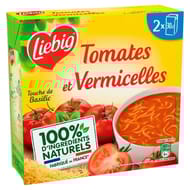 Liebig soupes tomates a la mediterraneenne et pates 2x30 cl