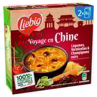 Liebig soupe à la chinoise légumes et vermicelles briques 2x30 cl