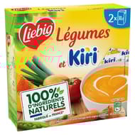 Liebig doux plaisirs légumes et kiri briques 2 x 30 cl