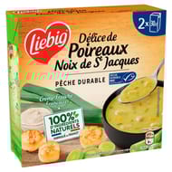 Liebig délice de poireaux noix de st jacques msc 2 x 30 cl 600g