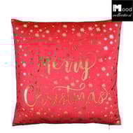 Coussin merry christmas rouge -40x40cm