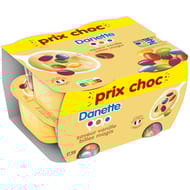 Danette pop saveur vanille billes magix 4x120g prix choc