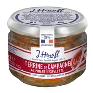 Henaff terrine de campagne label rouge au piment d'espelette 180g