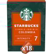 Starbucks by Nespresso Colombia capsule café intensité 7 - x18 - 101g
