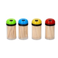 Lot de 4 boîtes de 150 cure-dents bambou