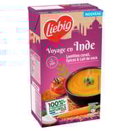 Liebig soupe voyage en inde lentilles corail, epices et lait de coco 1L