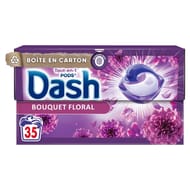 Dash tout-en-1 pods lessive en capsules bouquet floral 35 lavages - 0.679kg