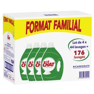 Le chat lessive bicarbonate lot de 4 x 44 lavages 7.92l