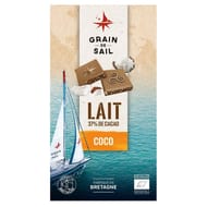Grain de Sail Tablette chocolat lait coco bio  - 100g