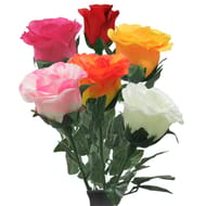 Rose artificielle bouton rouge