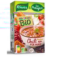 La potagere et knorr mouline de chili riz noir bio 1L - legumes de france