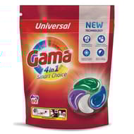 Gama lessive pods smart choice universal 60 capsules 1.32kg