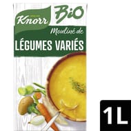 Knorr bio mouliné légumes variés du potager 1 l