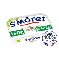 Saint môret nature sel réduit barquette 150g