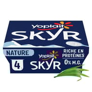 Yoplait skyr 0% nature 4x100g