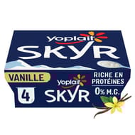 Skyr 0% vanille 4x100g