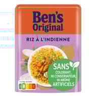 Ben's original riz micro-ondable a l'indienne 220g