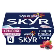 Skyr 0% framboise fruits rouges 4x100g