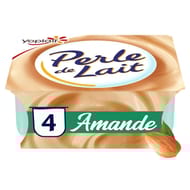 Perle de lait aromatisé amandes 4x125g