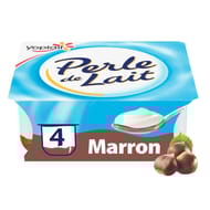 Perle de lait sur lit à la crème de marrons 4x125g