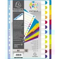 Exacompta  12 intercalaire 210x297 pp opaque viva campus