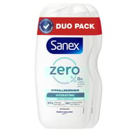 Sanex zero essentiel gel douche peaux normales 2x475ml