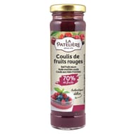 La patelière coulis 4 fruits rouges 50% de fruits 165g