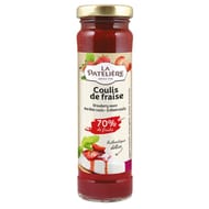 La patelière coulis de fraise 70% de fruits 165g
