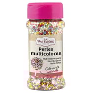 La patelière perles multicolores en sucre colorants naturels 80g